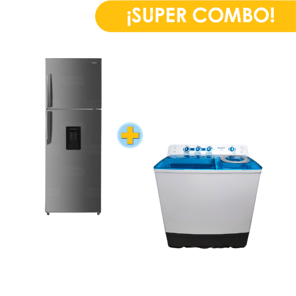 Combo MAGGIO Refrigeradora CMP16DS + Lavadora MTTO322WH