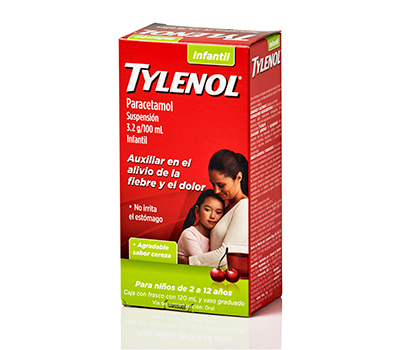 TYLENOL CEREZA 160MG/5ML 120 ML JARABE VIA ORAL