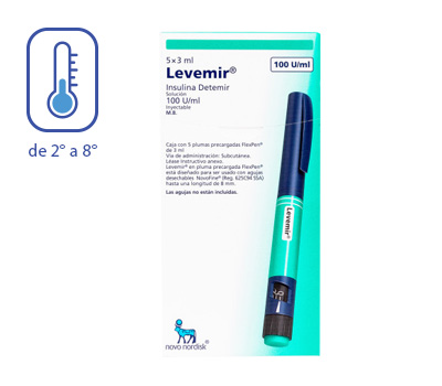 LEVEMIR FLEX PEN INYECTABLE 100 U ML