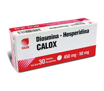 DIOSMINA-HESPERIDINA 450MG/50MG TABLETAS VIA ORAL