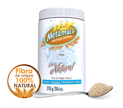 METAMUCIL NATURAL 210 GR 30 DOSIS