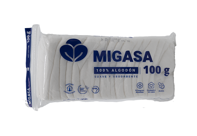 MIGASA ALGODON PLISADO BOLSA 100g