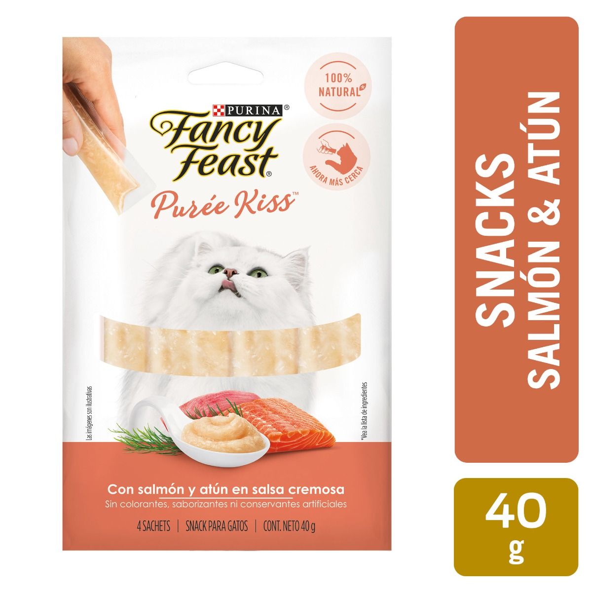 FANCY FEAST SALMON-ATUN 40 GRS