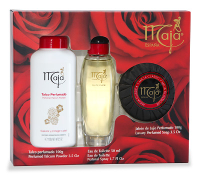 MAJA CLÁSICO TALCO + EAU TOILETTE + JABÓN