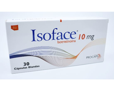 Isoface 10 mg 30 capsulas