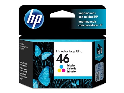 Cartucho de Tinta Tricolor HP 46 CZ638AL