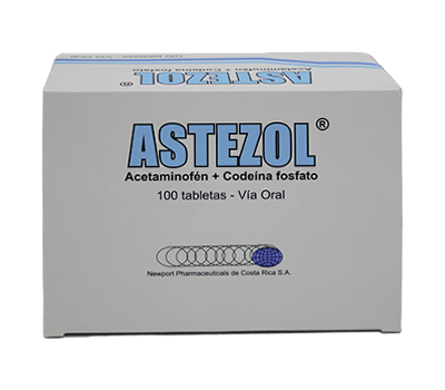 ASTEZOL TABLETAS 500/30 MG X 100