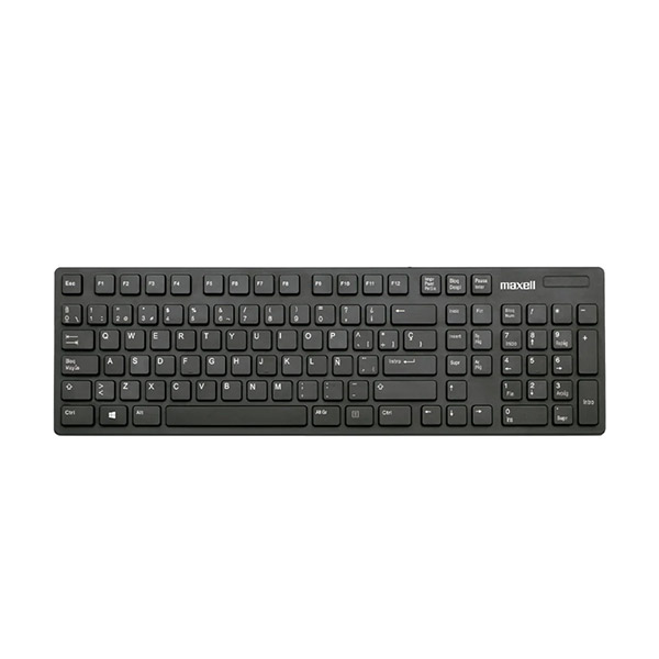 Maxell Teclado inalámbrico negro