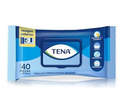TENA TOALLITAS HÚMEDAS 40 UNIDADES