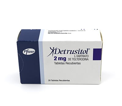 DETRUSITOL 2 MG TABLETAS VÍA ORAL