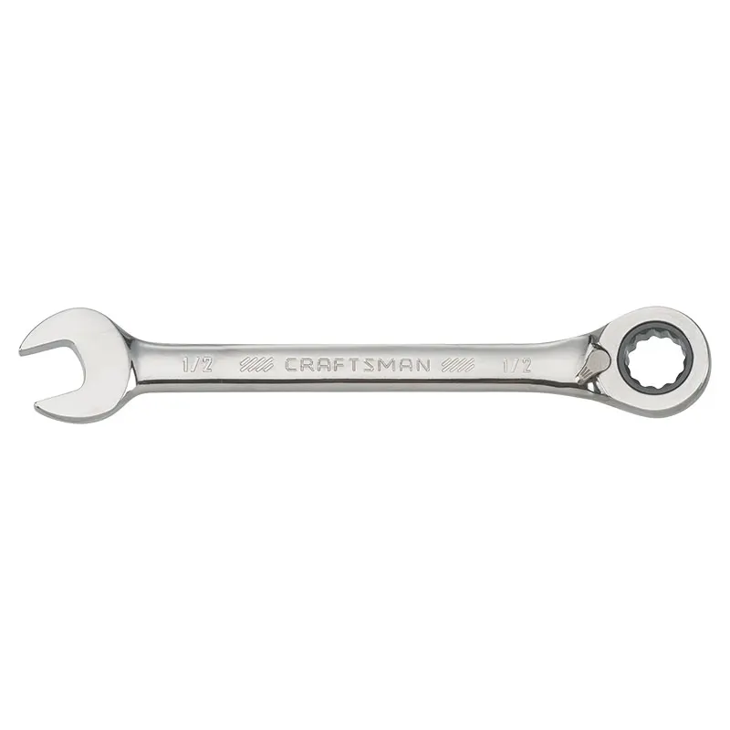 Llave combinada 1/2" con ratchet reversible 72 dientes