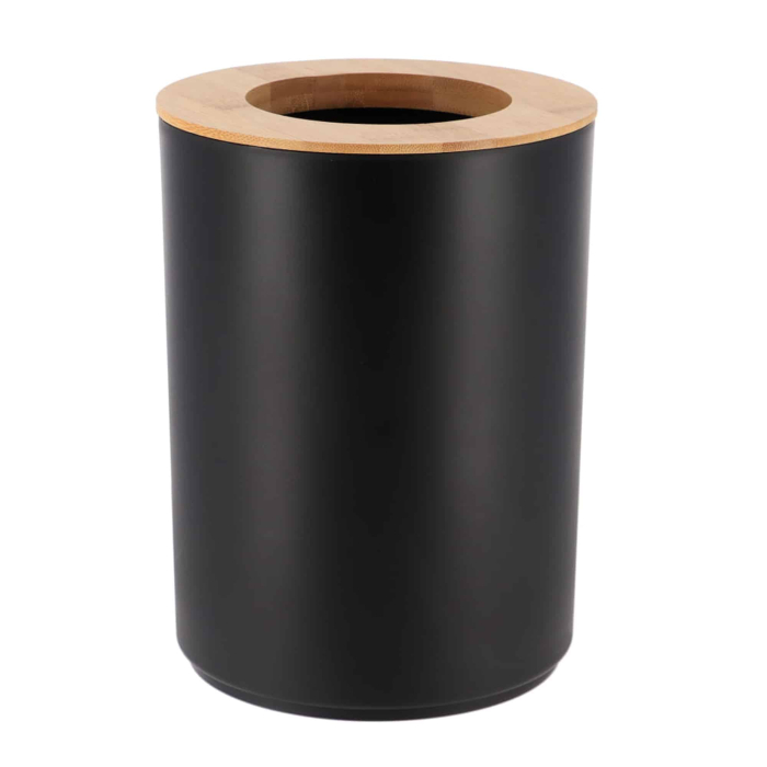 BASURERO NEGRO ECO VANITY MARCA INTERDESIGN (081492282976)
