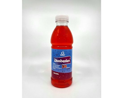 Diabedex, suero hidratante sabor FRUTAS, 550 ml
