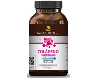 Colageno Hidrolizado + Vitamina C Ultra, 60 Capsulas