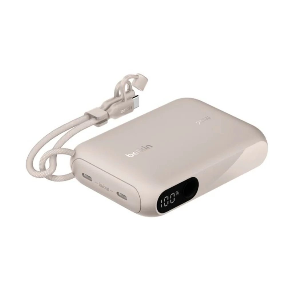 Batería Externa Belkin 10K con 2 USB-C - Blanco
