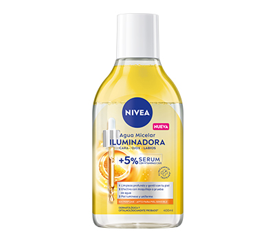 NIVEA ILUMINADORA SIN PERFUME AGUA MICELAR 400 ML