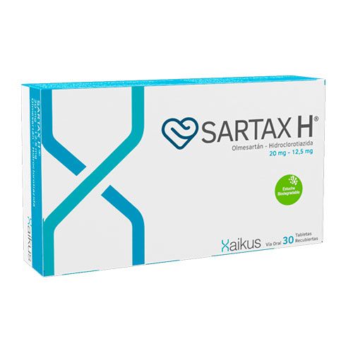 SARTAX H 20MG/12.5MG X 30 TABS