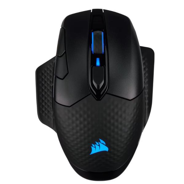 Mouse Corsair Gaming RGB Dark Core Pro SE / 2.4 GHZ 18000 DPI Inalámbrico Bluetooth – Negro