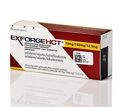 EXFORGE HCT 10/160/12.5 MG TABLETAS VIA ORAL
