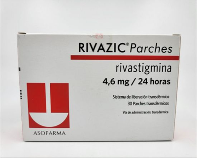 Rivazic Parches 4.6 mg/24 horas 30 parches transdermicos
