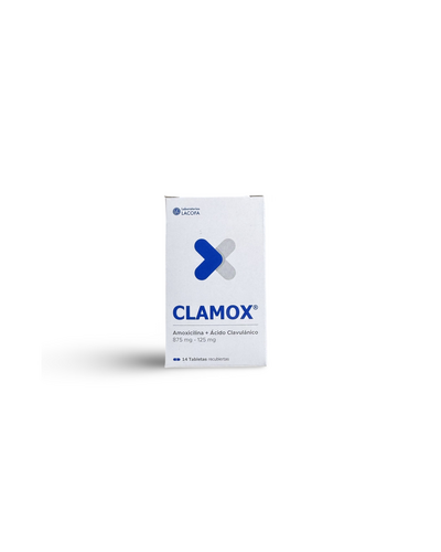 Clamox 875/125 mg 14 tabletas