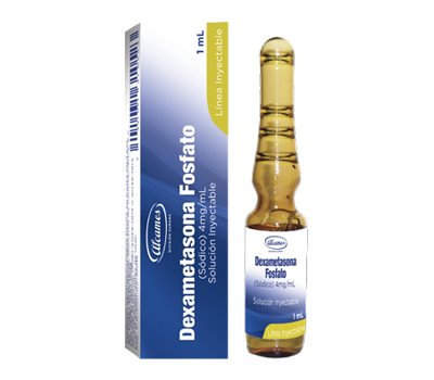 DEXAMETASONA ALCAMES INYECTABLE 4MG / 1 ML