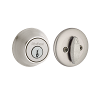 Cerrojo Sencillo Llave Mariposa Niquel Satin Kwikset