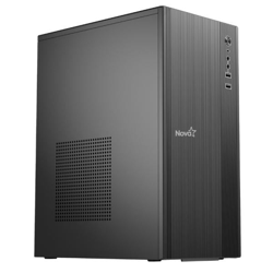 Gabinete Nova MZ-550B, Fuente de Poder 600 W, Sin Ventiladores