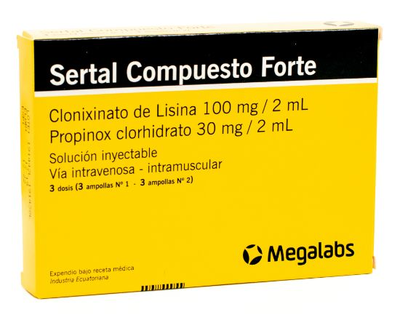 Sertal Compuesto Forte 1 ampolla inyectable