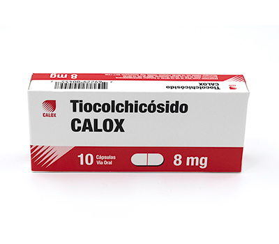 CALOX TIOCOLCHICOSIDO 8 mg TABLETAS VÍA ORAL
