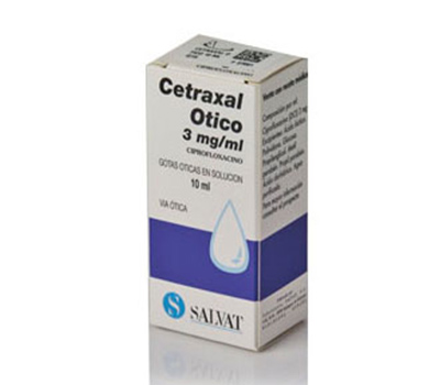 CETRAXAL GOTAS OTICAS 3 mg / ml 10 ml