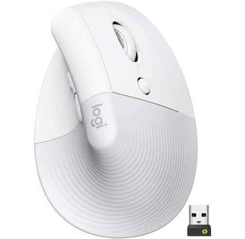 MOUSE LOGITECH LIFT VERTICAL ERGONOMIC BLANCO (910-006469)