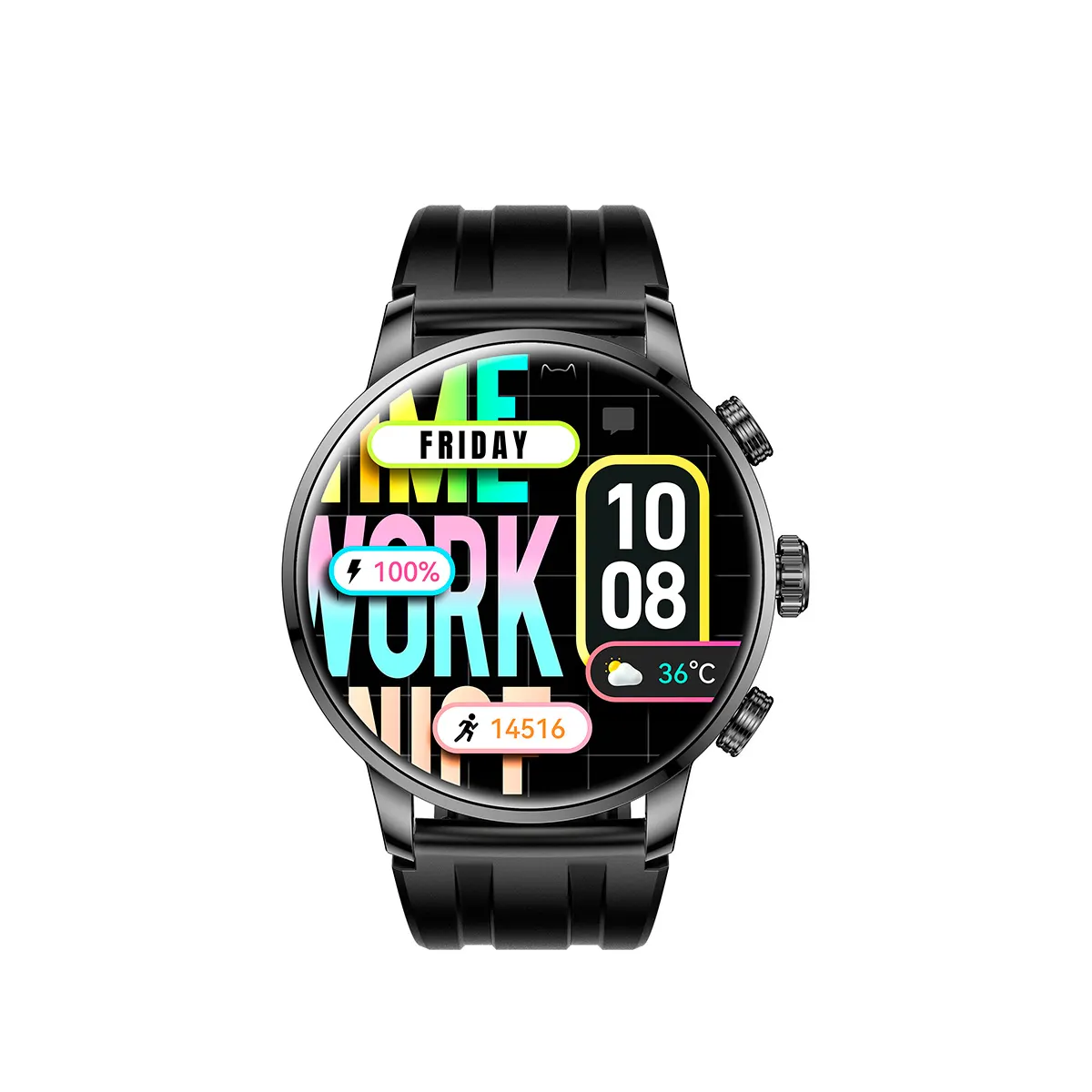 Reloj Inteligente Kieslect Negro (46.40mm) KR2