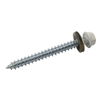 Tornillo Techo Punta Corriente Blanco 1/4 X 2 1/2" 12 Unidad