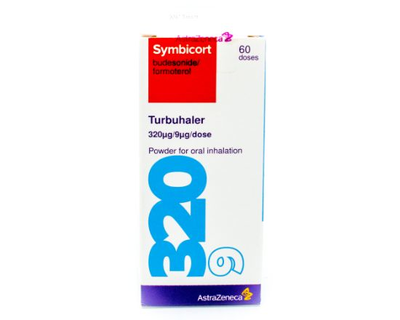 Symbicort turbuhaler 320 mg/9mcg 60 dosis