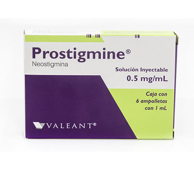PROSTIGMINE INYECCIÓN 0.5 MG