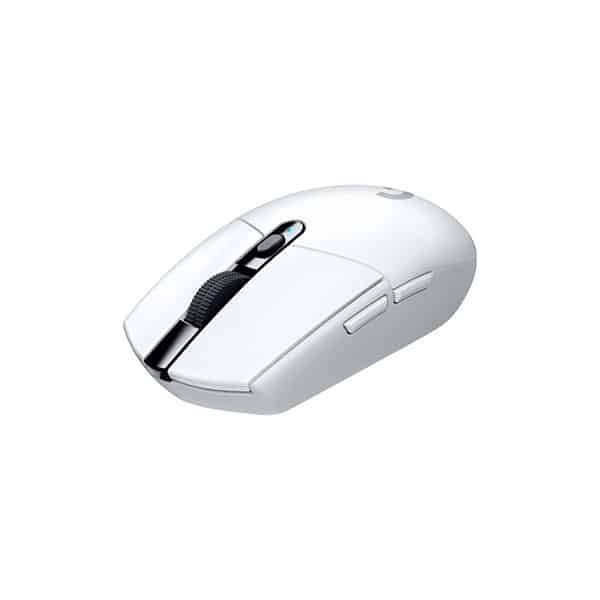 Logitech Mouse gaming inalámbrico blanco