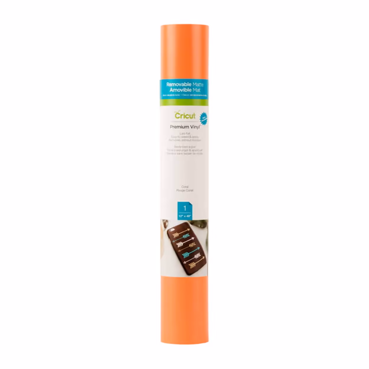 CRICUT VINIL ROLLO PREMIUM – CORAL – REMOVIBLE