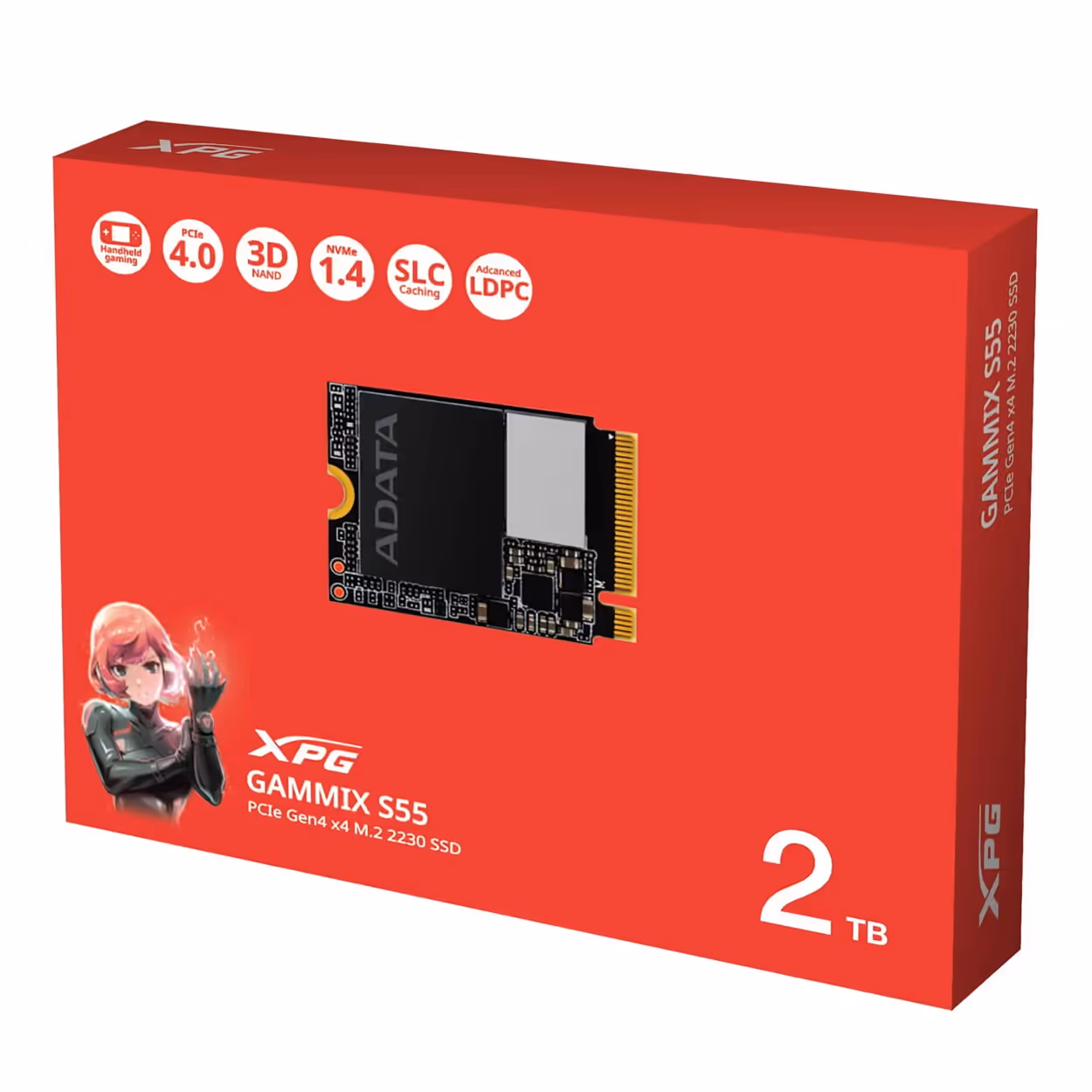 SSD M.2 XPG GAMMIX S55 – 2TB – 2230 – 5000/3700 MB/s