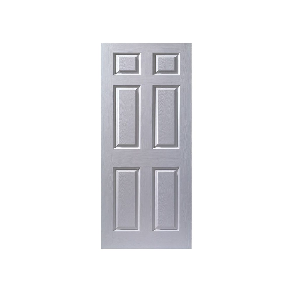 Puerta skin 6 tableros 80x210cm