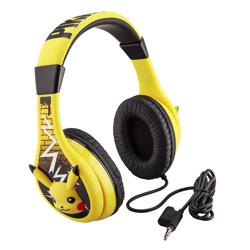 eKids Pokemon Pikachu Wired Kids Headphones, Adjustable, Stereo