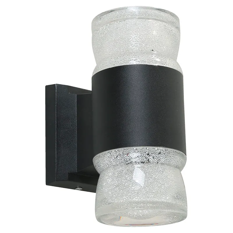 Lámpara LED de pared exterior negra 33705-2