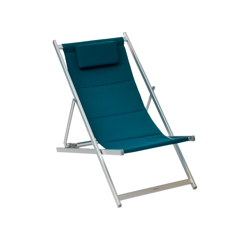 Silla playera plegable aluminio aqua honolulu
