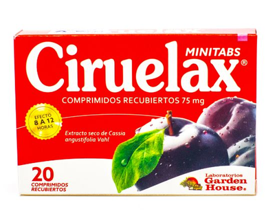 Ciruelax Regular 75mg 20 Minitabletas