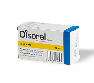 DISOREL 8 mg x 30 CAPSULAS