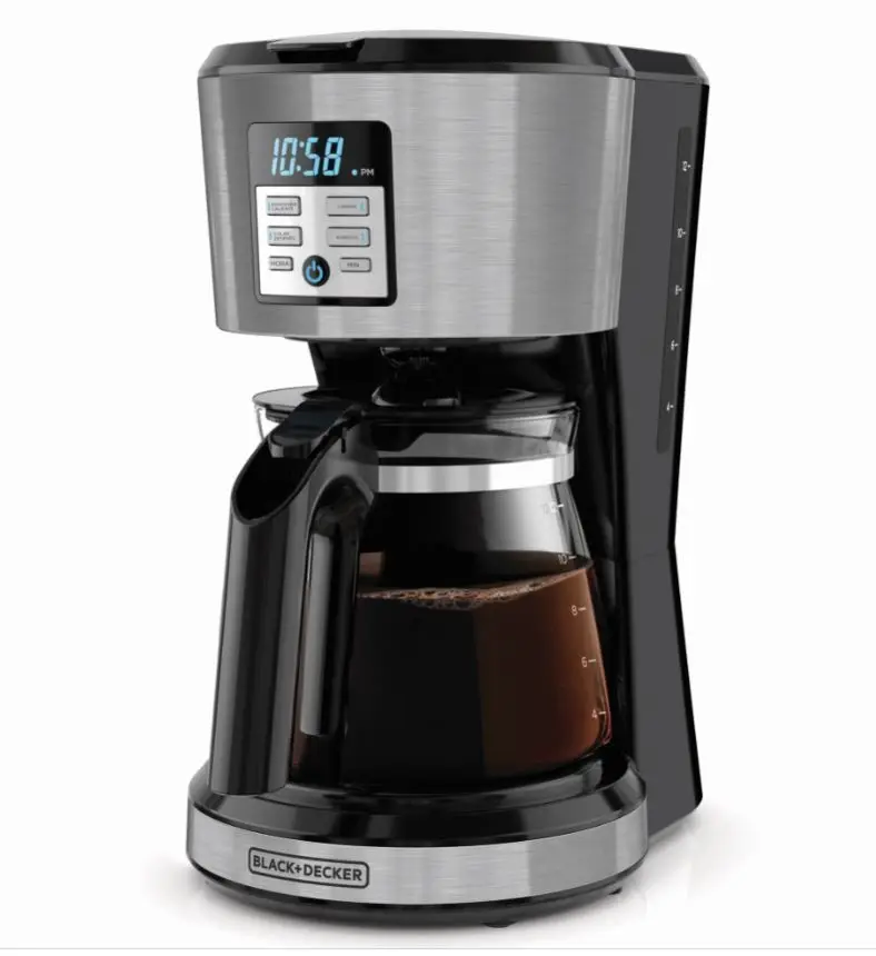 Cafetera Black and Decker 12 Tazas Digital CM1331S-LA