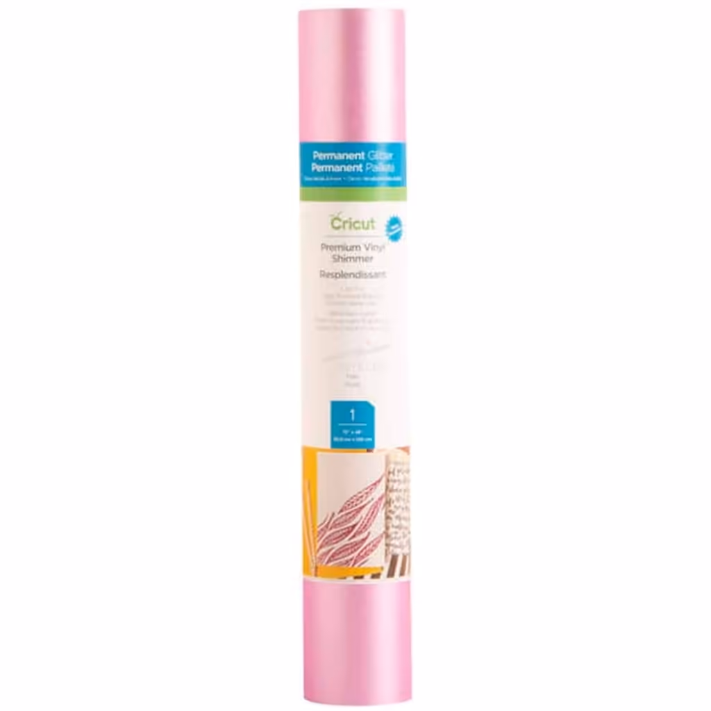 CRICUT VINIL ROLLO PREMIUM SHIMMER – ROSA – PERMANENTE