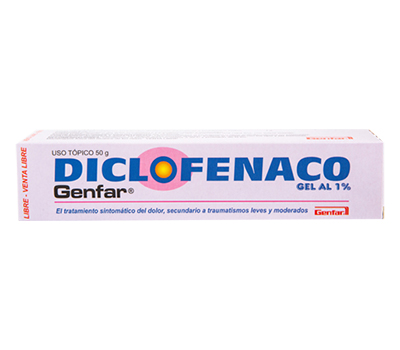 GENFAR DICLOFENACO GEL 50 GR UNGÜENTO TÓPICO