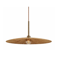 Lampara Techo Rattan 60 W Arqdeco