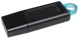 Memoria USB De 64GB, Color Negro/Celeste, DataTraveler Exodia K